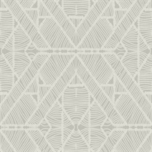 Grey Diamond Macrame Southwest Tribal Wallpaper