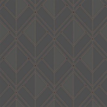 Grey Diamond Shadow Geometric Wallpaper