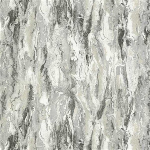 Grey Divine Glitter & Metallic Slab Wallpaper