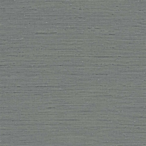 Grey Faux Grasscloth Wallpaper