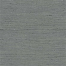 Grey Faux Grasscloth Wallpaper
