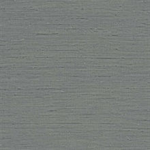 Grey Faux Grasscloth Wallpaper