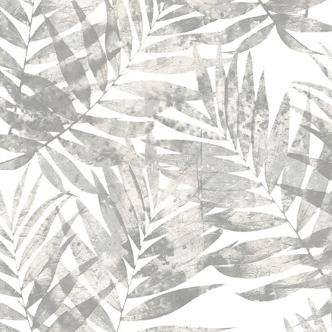 Grey Fern Leaf