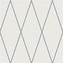 Grey Geometric Diamond Textured Linen Background Wallpaper