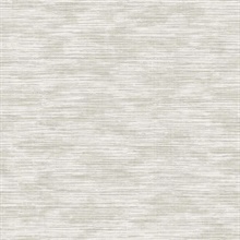 Grey Grass Texture Print with Textile Strings Wallpaper