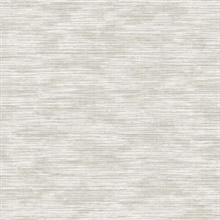 Grey Grass Texture Print with Textile Strings Wallpaper