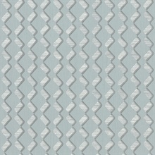 Grey Green ZigZag Glitter Optical Illusion Wallpaper