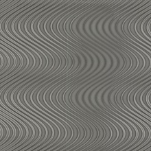 Grey Grey &amp; Charcoal Ocean Swell Wallpaper