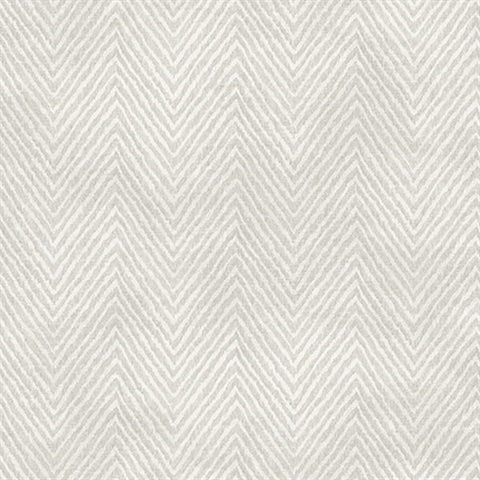 Grey Herringbone Wallpaper