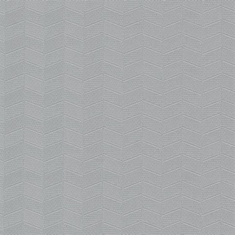 Grey Insignia Geometric Heavy Textured Wallpaper