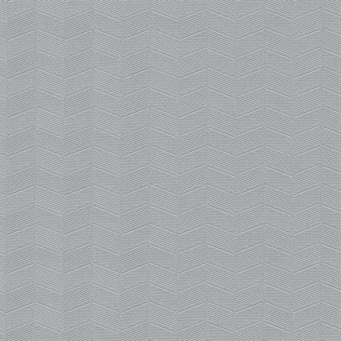 Grey Insignia Geometric Heavy Textured Wallpaper