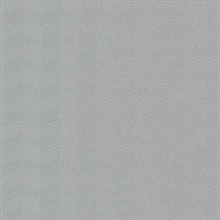 Grey Insignia Geometric Heavy Textured Wallpaper