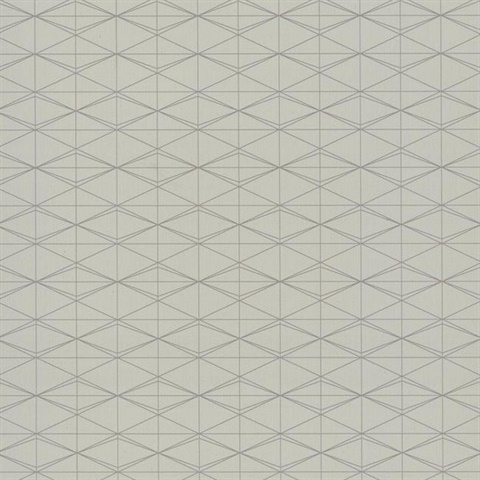 Grey Jet Set Geometric Diamonds Wallpaper
