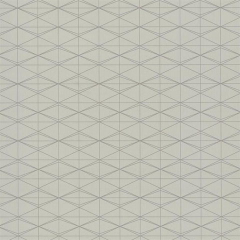 Grey Jet Set Geometric Diamonds Wallpaper