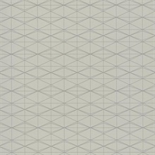 Grey Jet Set Geometric Diamonds Wallpaper