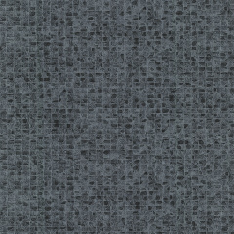 Grey Leather Lux High Gloss Textured Wallpaper