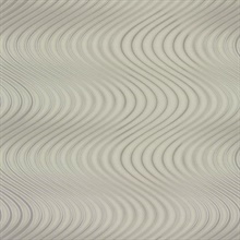 Grey & Light Grey Ocean Swell Wallpaper