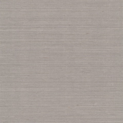 Maguey Natural Sisal Grasscloth Grey Wallpaper