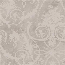 Grey Melina Damask