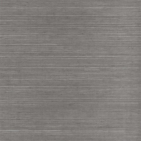 Grey Natural Grasscloth Wallpaper