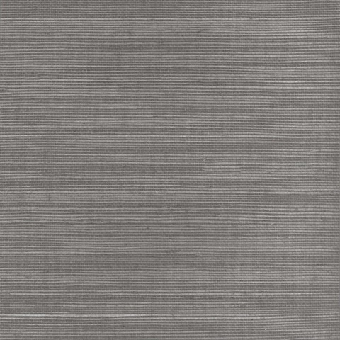 Grey Natural Grasscloth Wallpaper