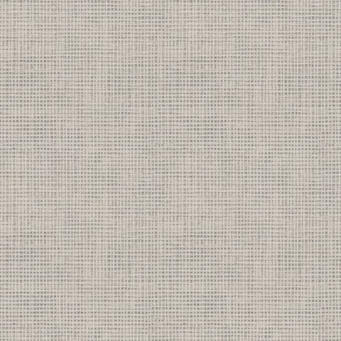 Grey Nimmie Grey Faux Basketweave Wallpaper