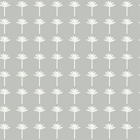 Grey Palm Bay Wallpaper