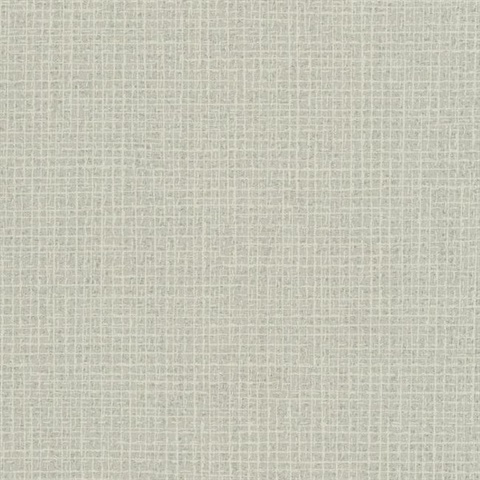 Grey Randing Weave Wallpaper