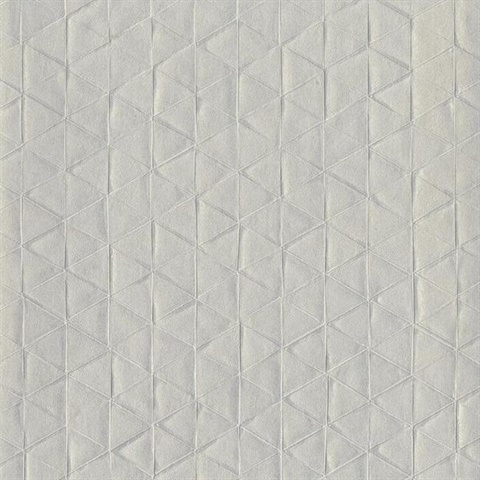 Grey Sacred Geometry Diamond Wallpaper
