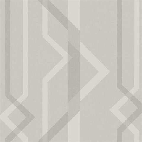 Grey Shape Shifter Geometric Wallpaper