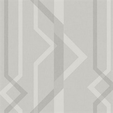 Grey Shape Shifter Geometric Wallpaper