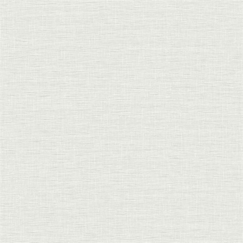 Grey Silk Faux Linen Weave Wallpaper