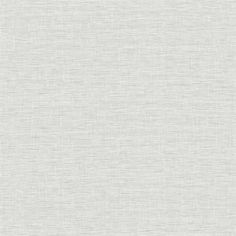 Grey Silk Faux Linen Weave Wallpaper