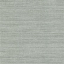 Grey Silk Textured Faux Fabric Wallpaper