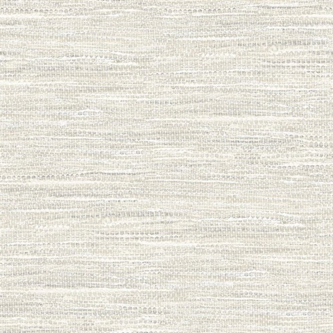 Grey & Silver Commercial Weave Wallpaper
