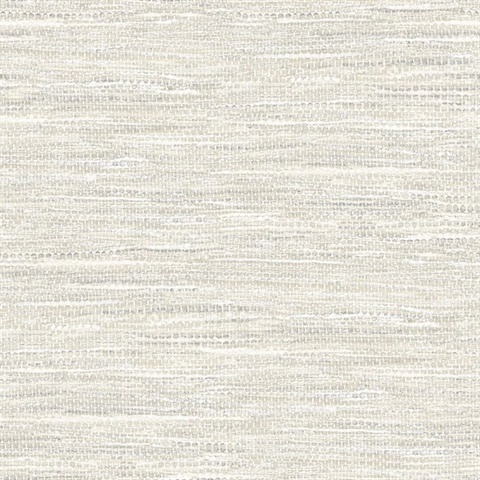 Grey & Silver Commercial Weave Wallpaper