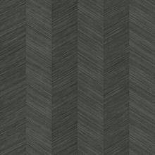 Grey Sisal Vertical Chevron Stripe Wallpaper
