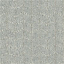 Grey Sky Flatiron Geometric Textured Faux Stone Tile Wallpaper