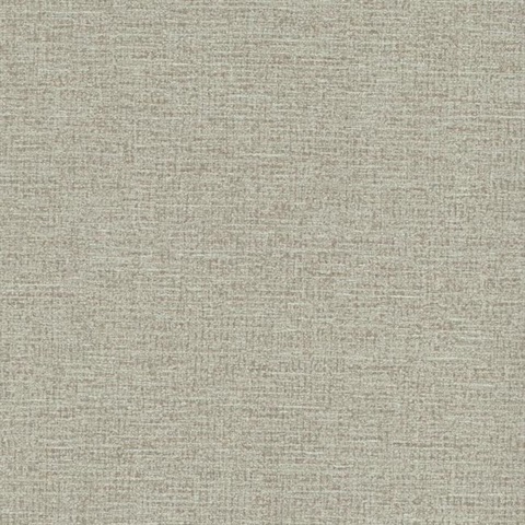 Grey Stratum Textured Linen Wallpaper
