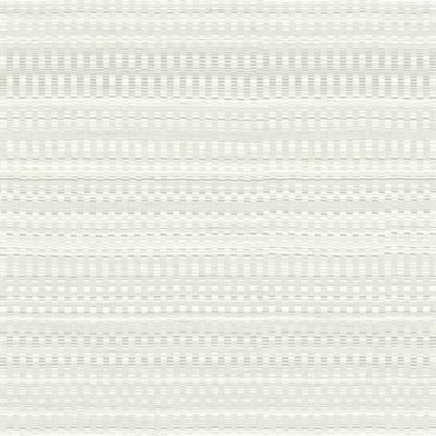 Grey Tapestry Stitch Textured Weave Wallpaper