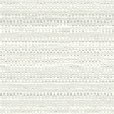 Grey Tapestry Stitch Textured Weave Wallpaper