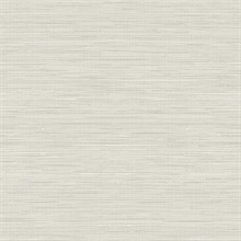 Grey, Taupe & White Textured Faux Linen Wallpaper