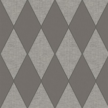 Grey Textured Diamond Wallpaper