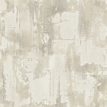 Grey Textured Faux Stucco Wallpaper