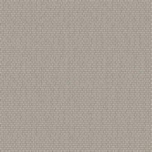 Grey Textured Geometric Oval  Wallpaper