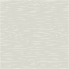 Grey Textured Plaster Line Horizon Wallpaper