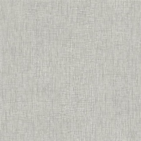 Grey Threaded Silk Wallpaper