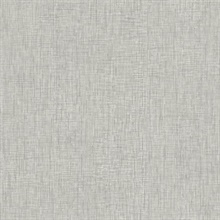 Grey Threaded Silk Wallpaper