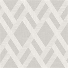 Grey Trellis Wallpaper