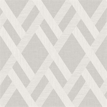 Grey Trellis Wallpaper